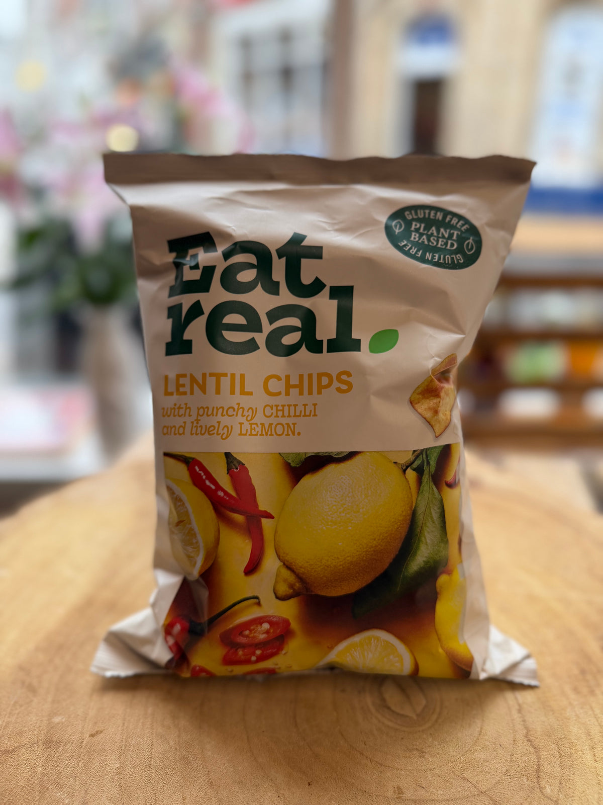 Chilli & Lemon Lentil Chips 95g