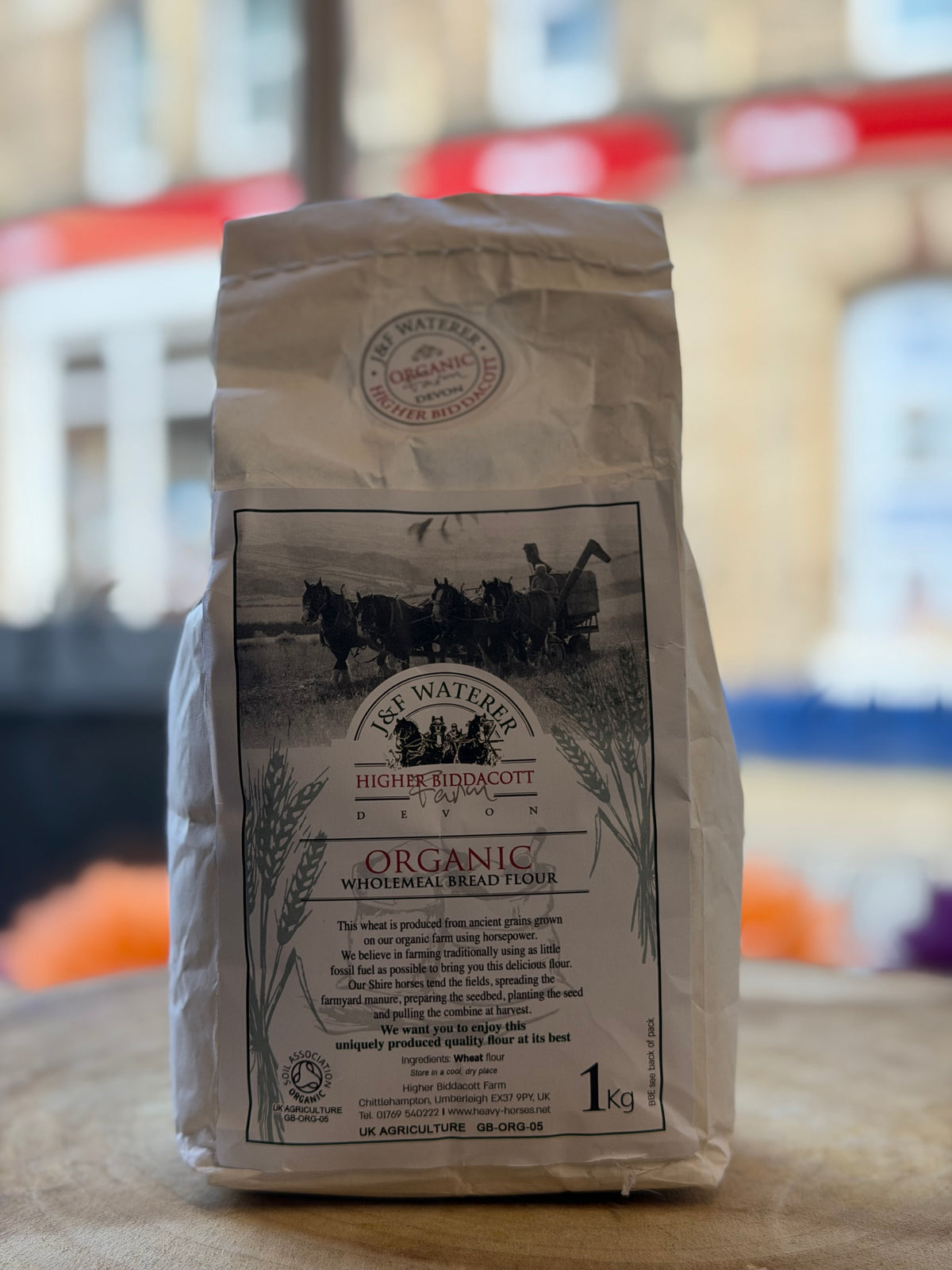 Organic Wholemeal Bread Flour 1kg