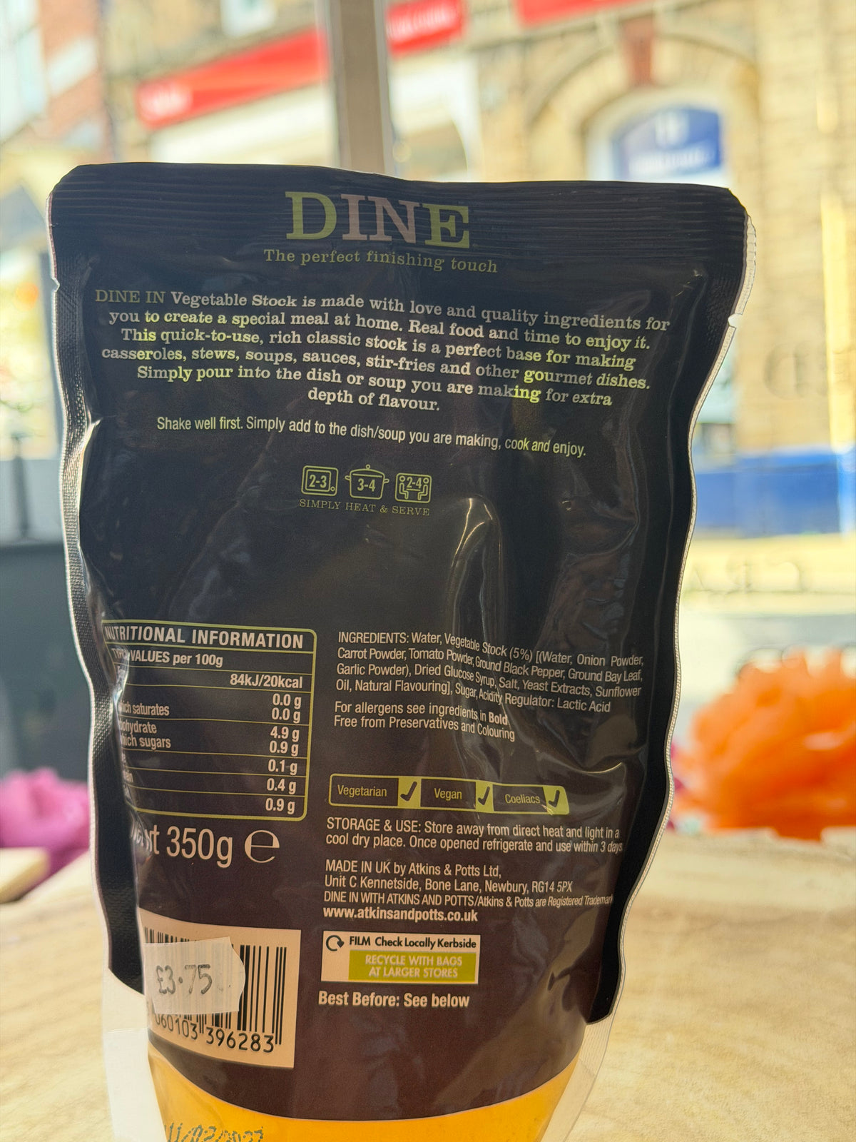 Dine Stocks 350g