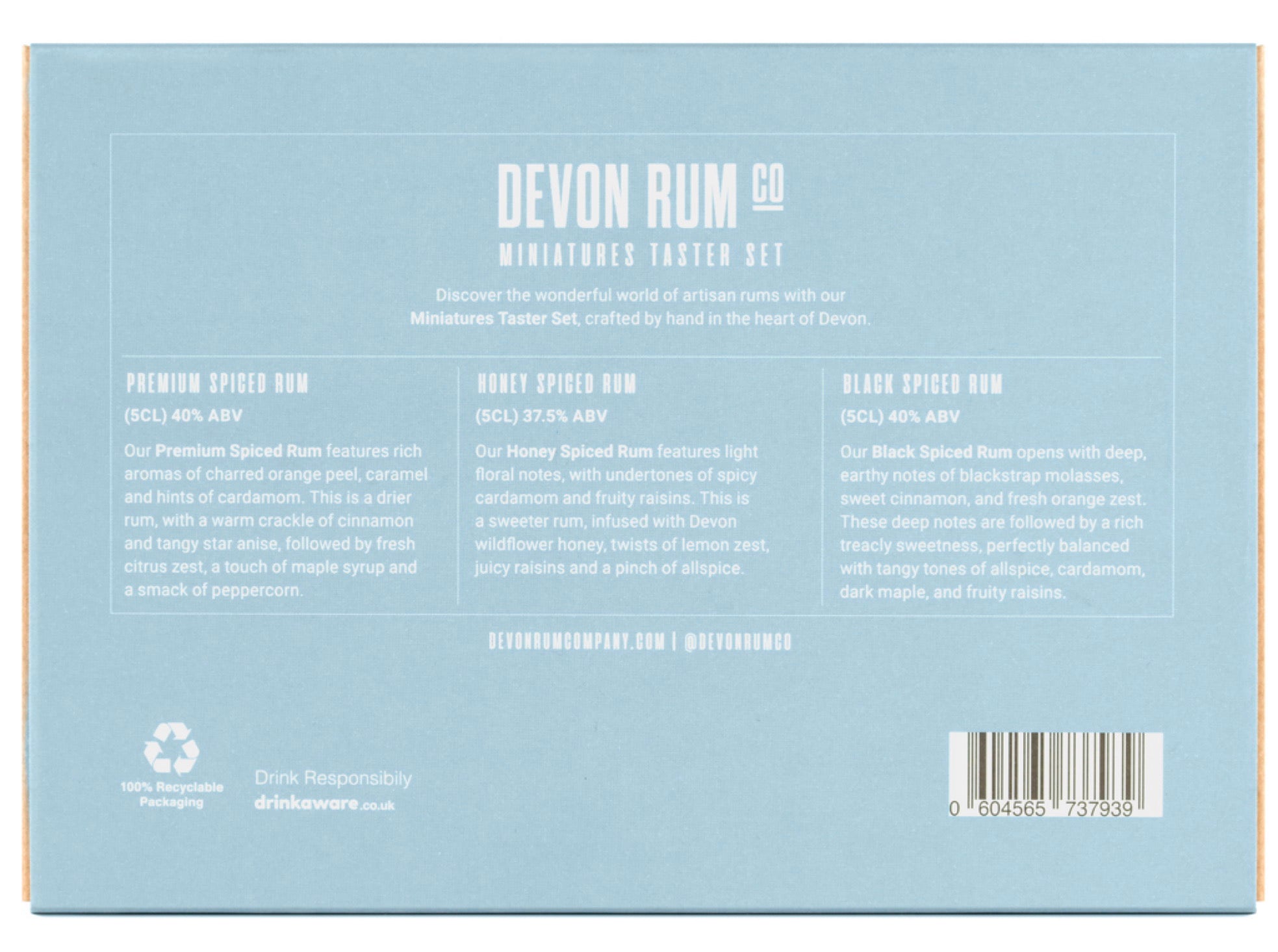 Devon Rum Miniatures Taster Set
