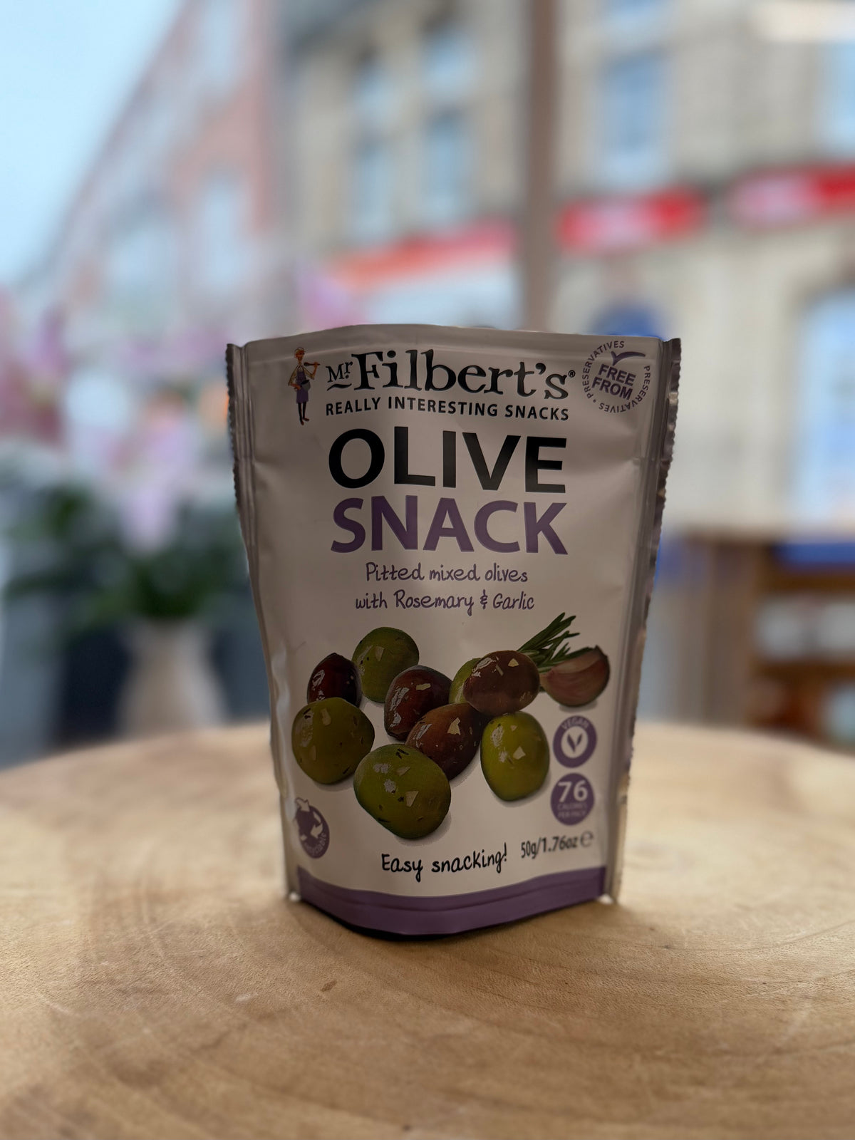Olive Snack with Rosemary & Garlic