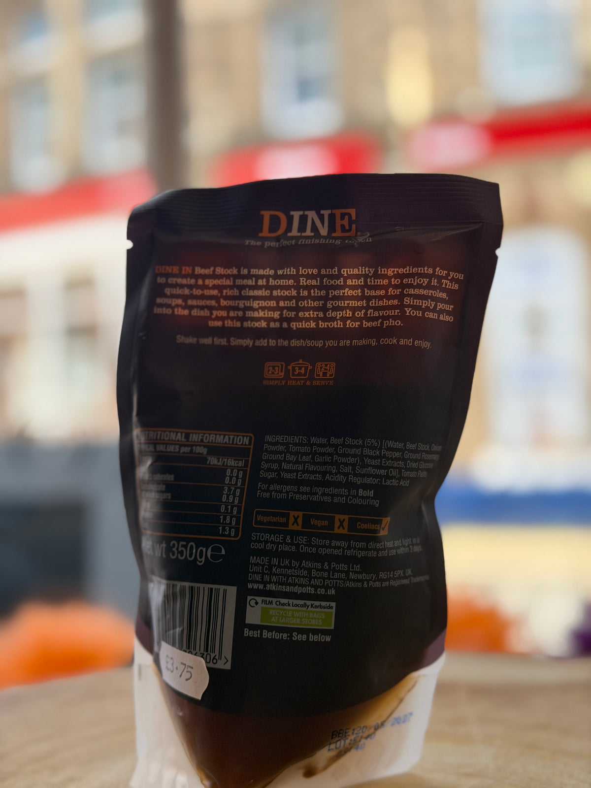 Dine Stocks 350g